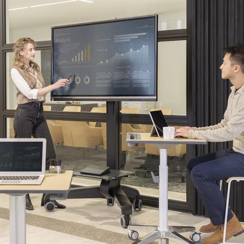 Ergotron Neo-Flex® Mobile MediaCenter一体式萤幕支架行动推车影音媒体中心