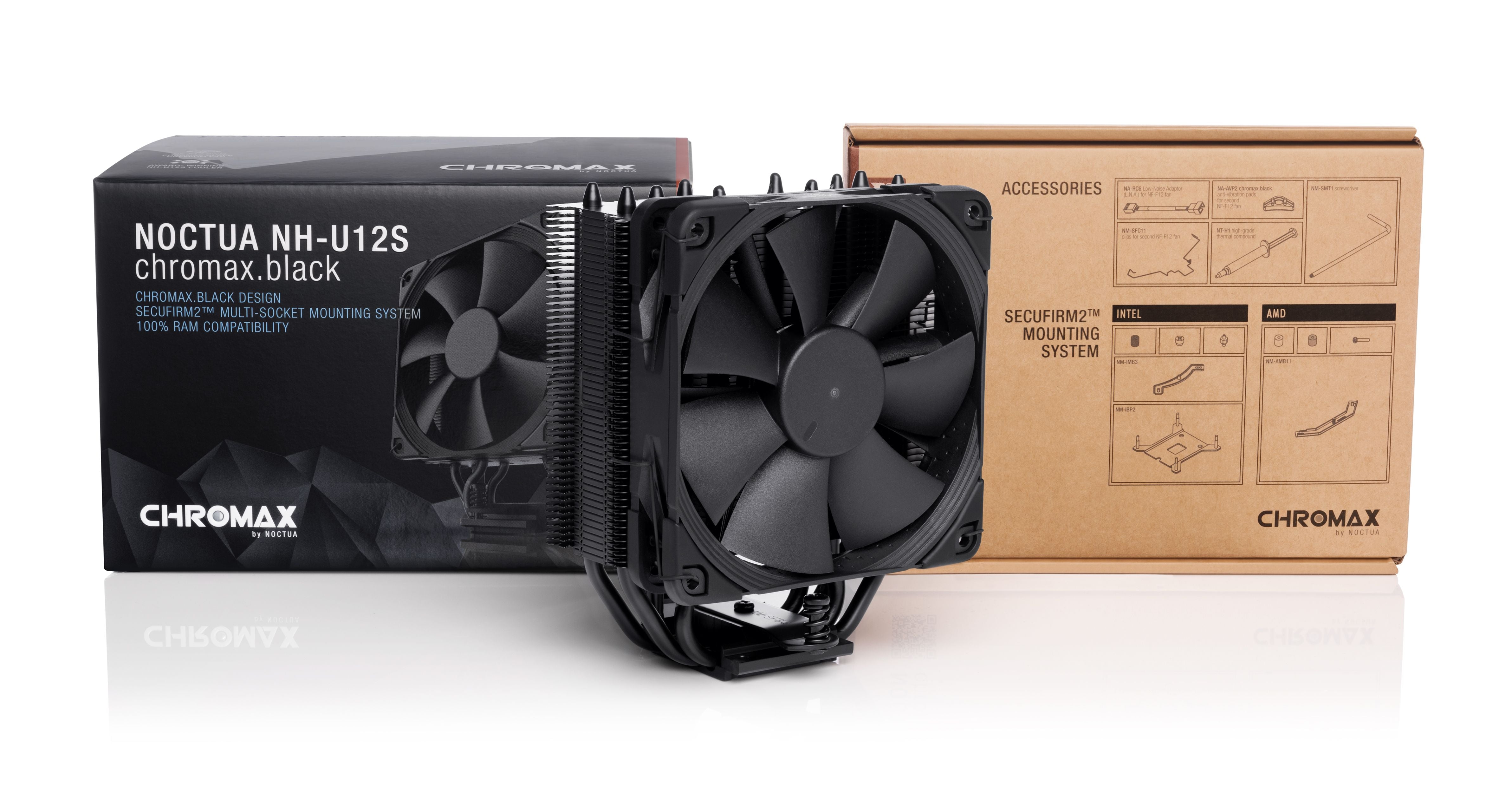 Noctua NH-U12S chromax.black CPU Cooler 風冷散熱器