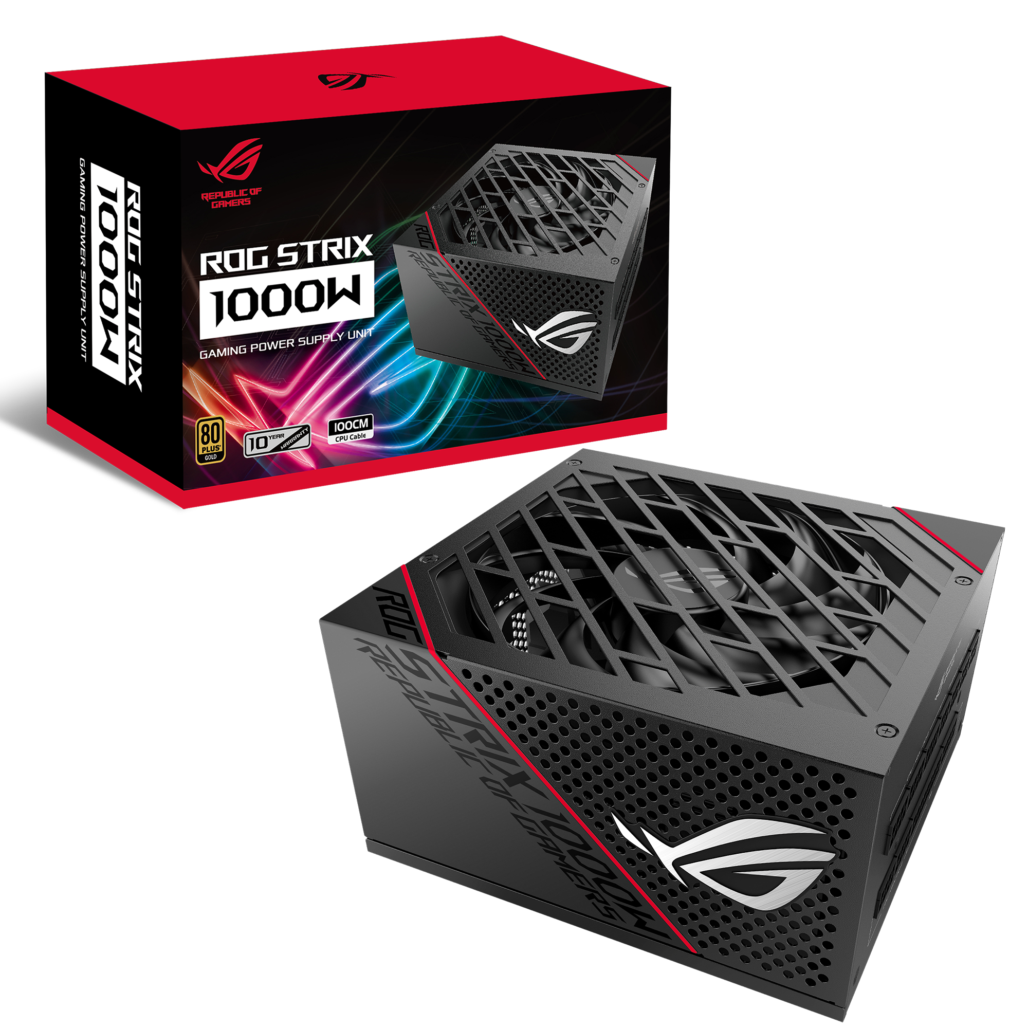 ASUS ROG STRIX 1000W 80PLUS GOLD 金牌 全模組 主機電源