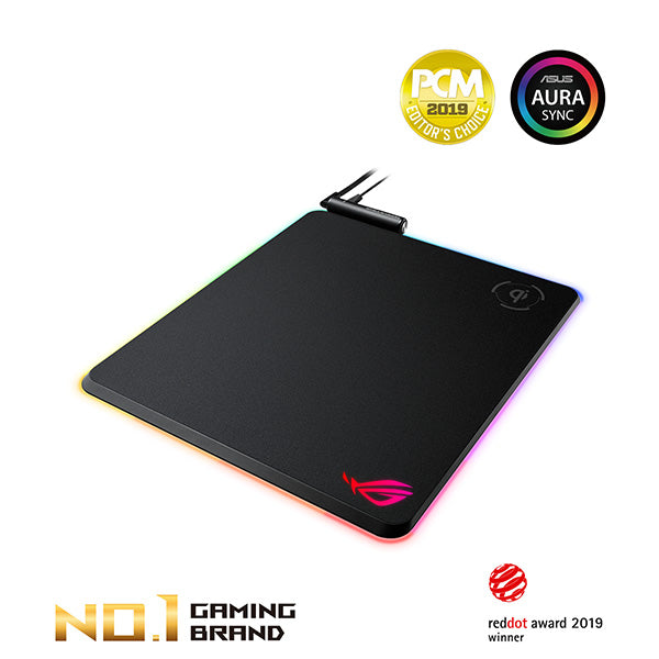 ASUS ROG Balteus RGB QI 無線充電滑鼠墊