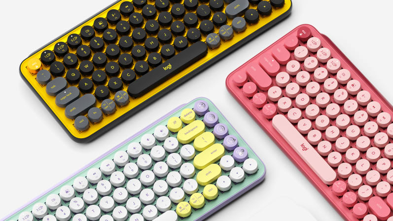logitech POP Keys 无线机械式表情符号键盘