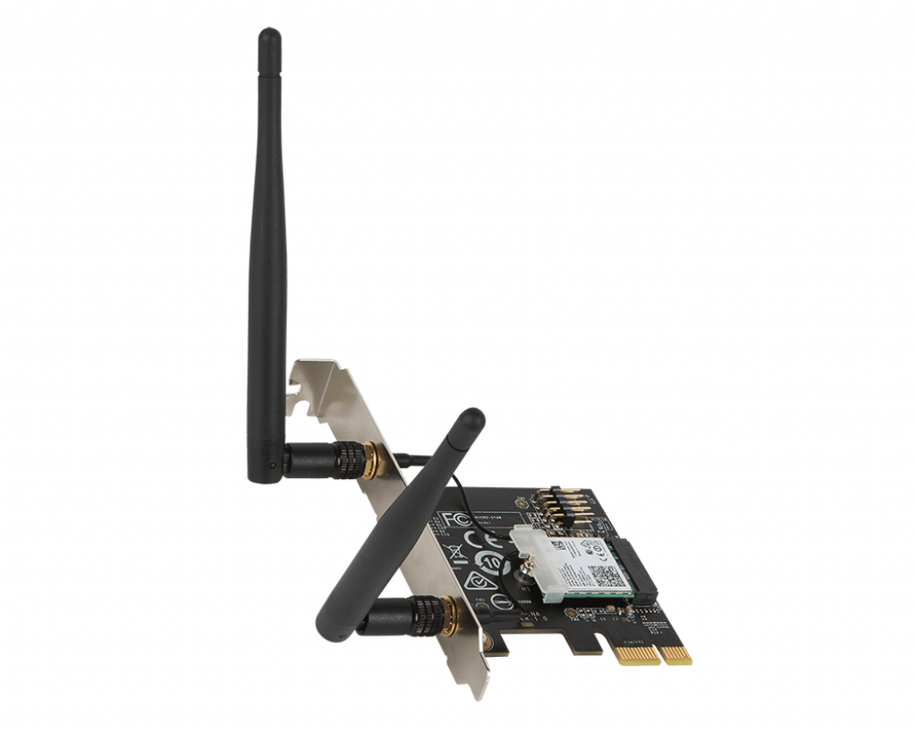 MSI Herald-AC Intel 8265, PCI-e Adapter Wireless-AC Dual Band 2x2 802.11ac Wi-Fi 無線網絡+藍芽擴充卡