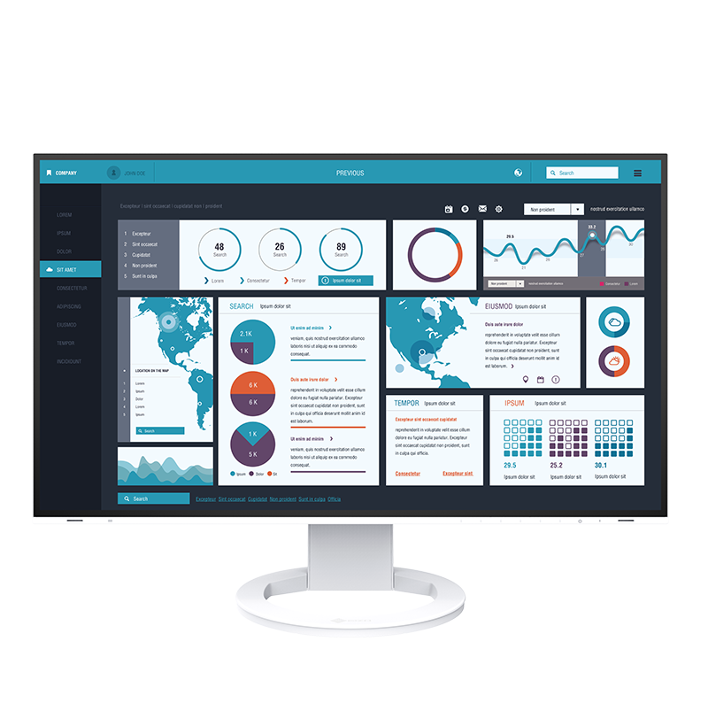 EIZO FlexScan EV2795 Type-C docking Monitor 