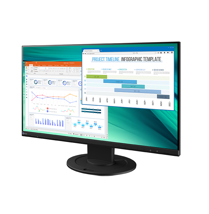 EIZO FlexScan EV2460 FHD IPS 電腦顯示屏