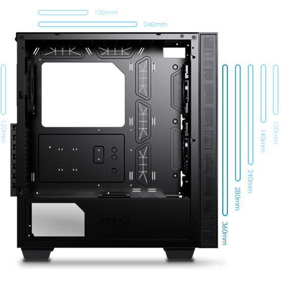 MSI MPG SEKIRA 100P ATX CASE