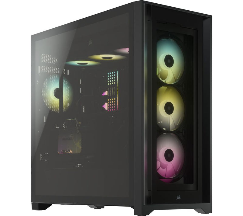 Corsair iCUE 5000X RGB Tempered Glass Mid-Tower ATX PC Smart CASE