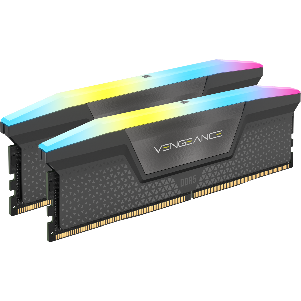 Corsair VENGEANCE RGB 64GB (2x32GB) DDR5 DRAM 5200MT/s C40 Memory Kit — Optimized for AMD