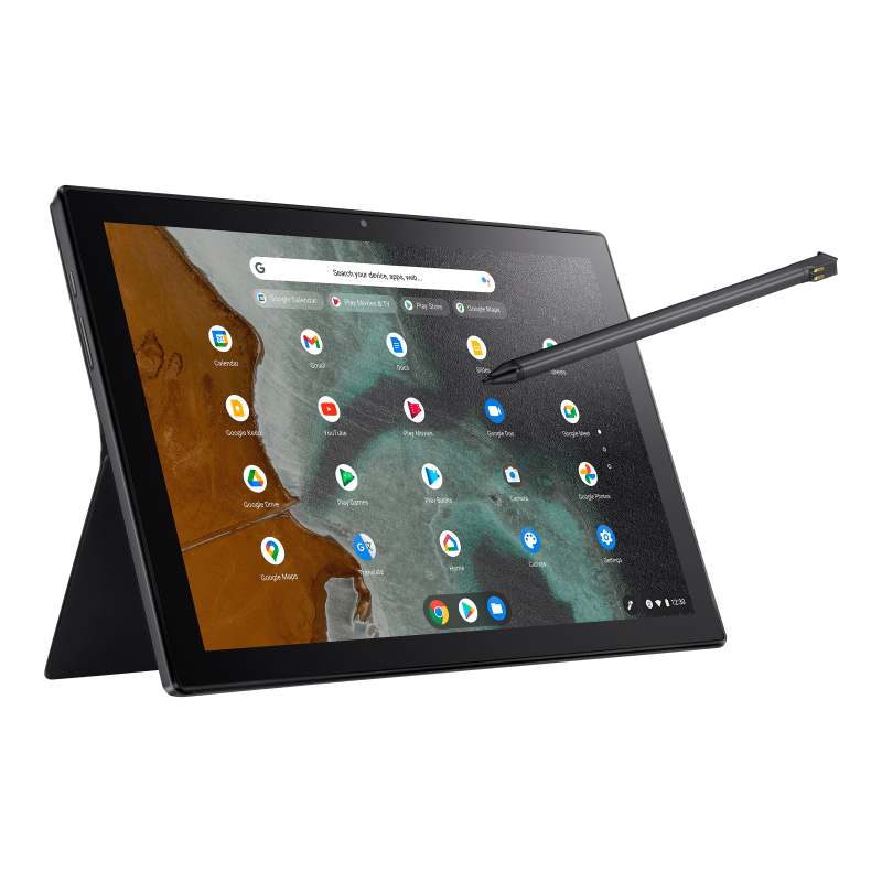 ASUS 華碩Chromebook 3 (2-in-1 detachable) - Grey/10.5/WUXGA Touch/MediaTek 8183/4G/128G eMMC/Chrome/3Y