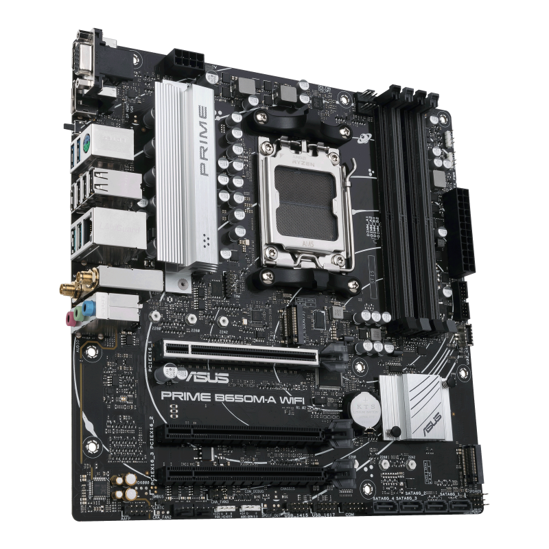 ASUS 华硕PRIME B650M-A WIFI Mirco-ATX 主机板DDR5