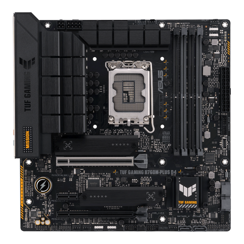 ASUS 华硕TUF GAMING B760M-PLUS D4 Micro-ATX 主机板DDR4
