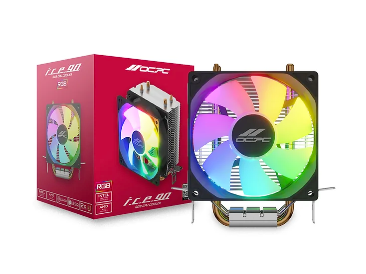 OCPC I.C.E. 90MM RGB 塔式散熱器