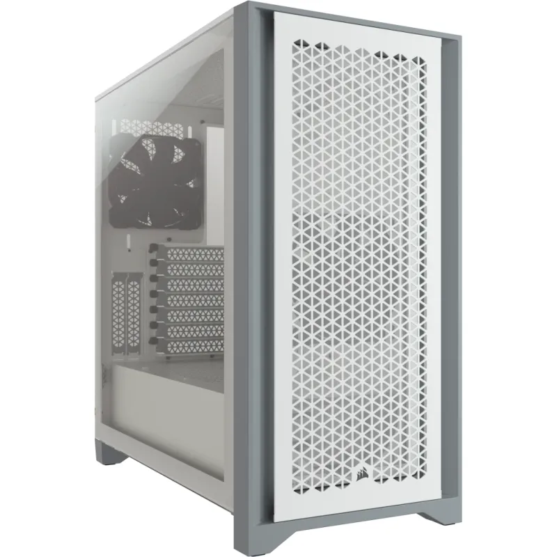 CORSAIR 4000D Airflow ATX 中塔機箱 強化玻璃 - 白色