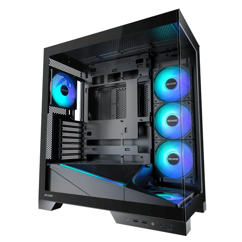 OKINOS Aqua 9 ARGB 玻璃 ATX 機箱 - ATX 機箱 - 機箱 - 電腦組件 - 環球電腦 Worldwide ...