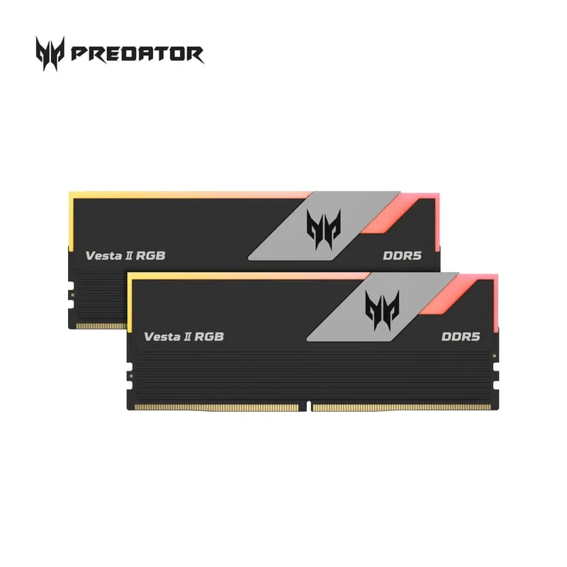 Acer Predator VESTA II RGB 6000MHz 記憶體RAM DDR5 - 32GB (16GB x2