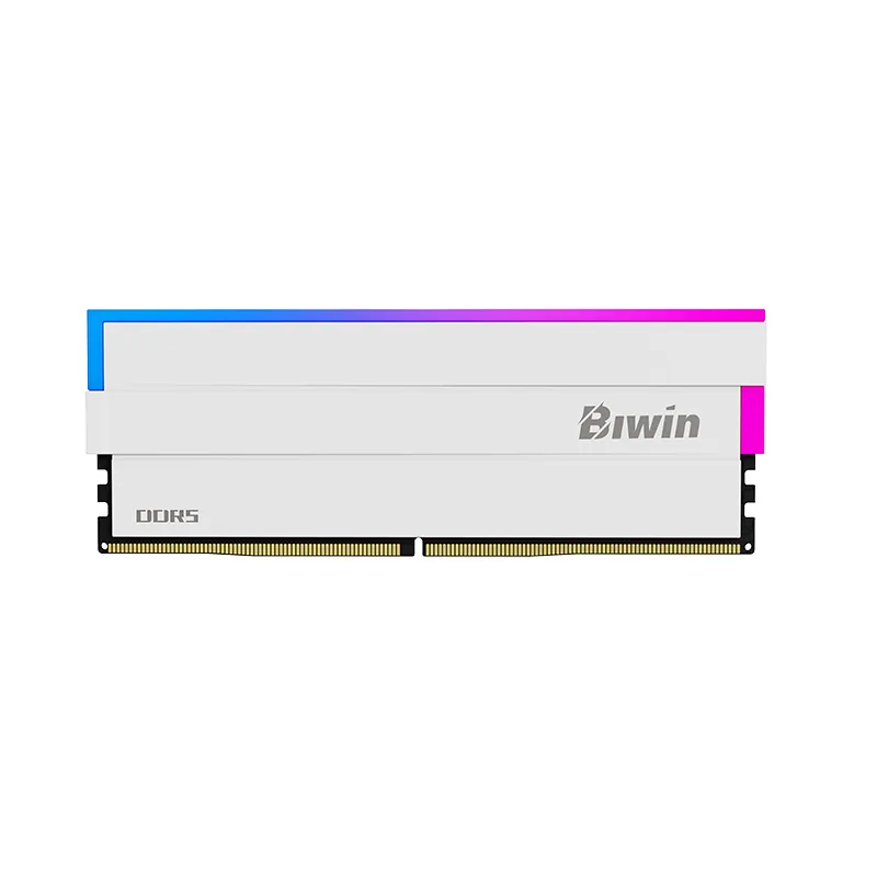 Biwin Black Opal DW100 DDR5 RGB RAM 記憶體 6000Mhz 32GB (16GB X2) - 白色