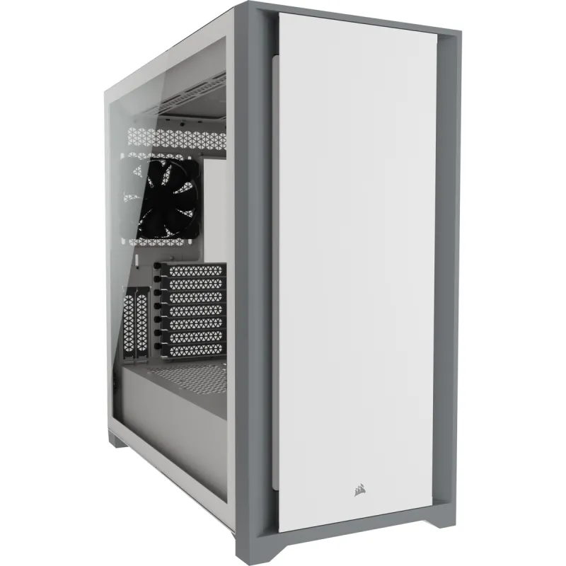 Corsair 5000D Tempered Glass Mid-Tower ATX CASE - 白色