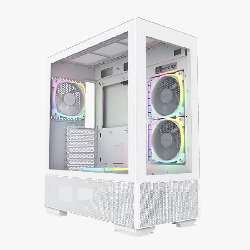 MONTECH SKY TWO ARGB ATX 機箱 - 白色