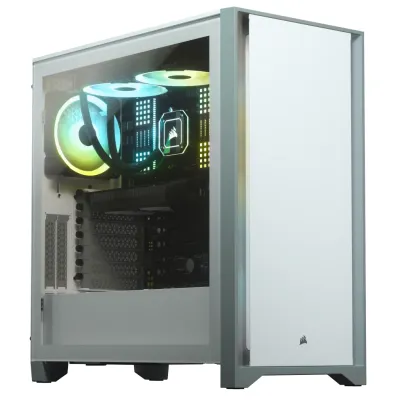 CORSAIR 4000D ATX 中塔機箱 強化玻璃 - 白色
