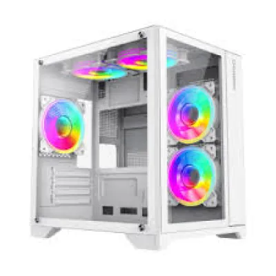 [附送三把風扇] GAMEMAX Infinity Mini MATX機箱 - 白色
