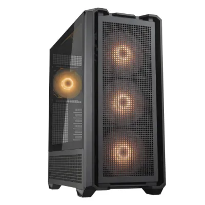Cougar MX600 RGB EATX Case  電競側透玻璃機箱 - 預裝3把ARGB風扇 - 黑色