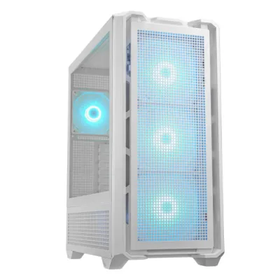 Cougar MX600 RGB EATX Case  電競側透玻璃機箱 - 預裝3把ARGB風扇 - 白色