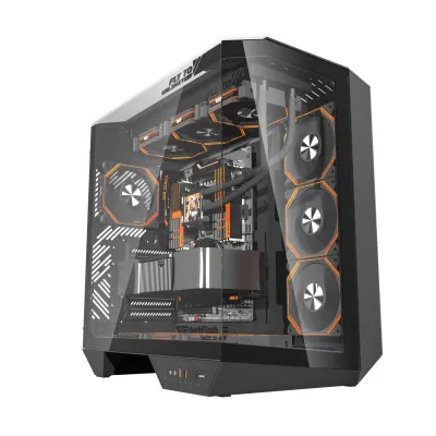 Darkflash DY470 ATX 機箱  【支援ATX背插底板】 - 黑色