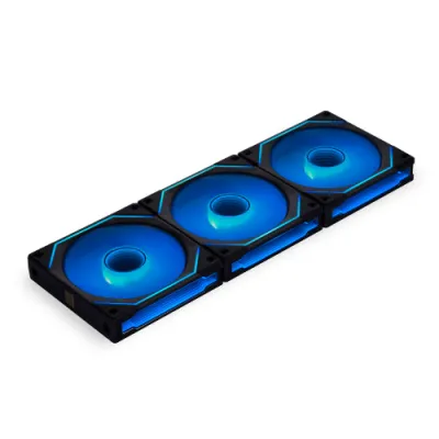 LIAN LI UNI FAN SL INFINITY 120 RGB 120mm 無限鏡積木風扇 - 黑色 / Triple Pack 三件