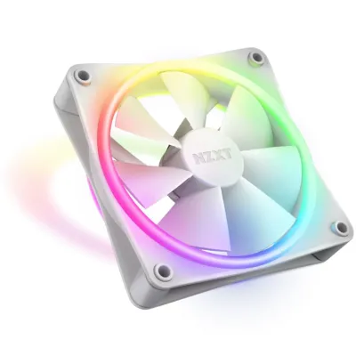 NZXT F140 RGB DUO 140mm 機箱風扇 - 白色