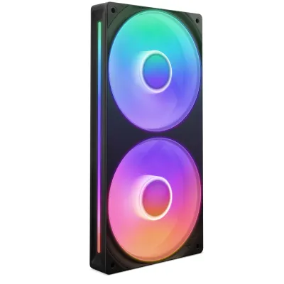 NZXT F240 RGB CORE 120mm 風扇 - 黑色