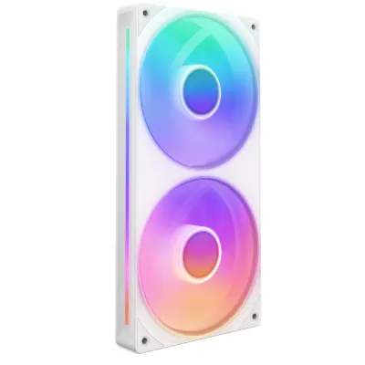 NZXT F240 RGB CORE 120mm 風扇 - 白色
