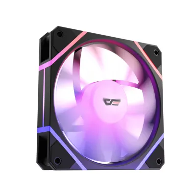 DarkFlash DM12 Pro PWM ARGB 機箱風扇 反向扇葉 - 黑色 / Single Pack 單件