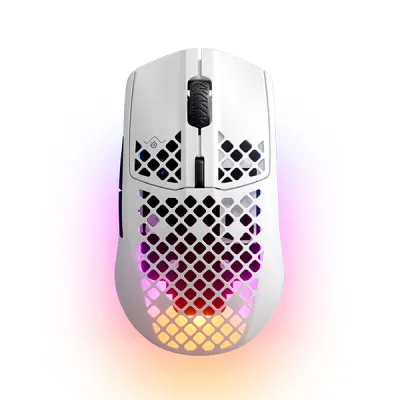 SteelSeries Aerox 3 Wireless 無線遊戲滑鼠 - Snow