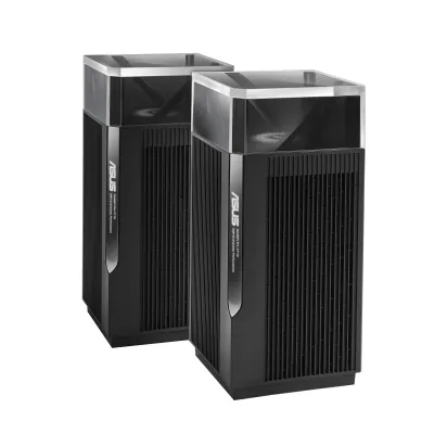 ASUS ZenWiFi Pro ET12 AXE11000 三頻 WiFi 6E Mesh WiFi System 網狀路由器 黑色 - 2件裝