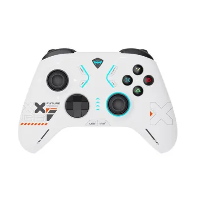 Machenike G6 Tri-Mode 三模遊戲 無線控制器 (2.4Ghz/Bluetooth/有線) - 白色