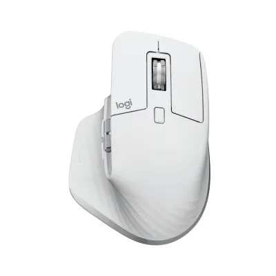 Logitech MX Master 3S 人工體學高階無線滑鼠 - 白色