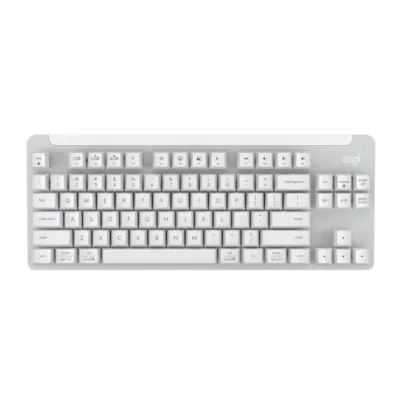 Logitech Signature K855 Wireless Mechanical TKL Keyboard - 白色
