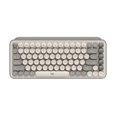 Logitech POP KEYS 無線機械式鍵盤 - Mist Sand