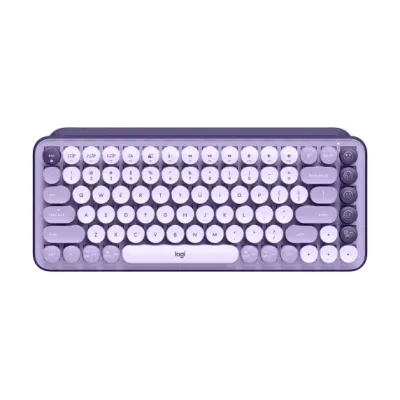 Logitech POP KEYS 無線機械式鍵盤 - Cosmos Lavender