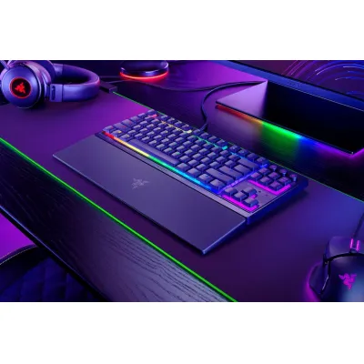 Razer Ornata V3  機械式薄膜短軸 RGB 鍵盤 TENKEYLESS/FULLSIZE - 無數字鍵 TENKEYLESS / 美式 US
