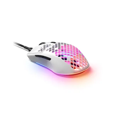 SteelSeries Aerox 3 遊戲滑鼠 - Snow