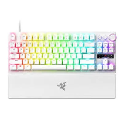 Razer Huntsman V3 Pro 類比式光學電競鍵盤 - 白色 / 75% / 美式 US
