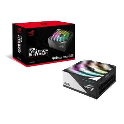 ASUS ROG LOKI 850W 80Plus Platinum SFX-L 白金 全模組 主機電源 黑/白 - 黑色