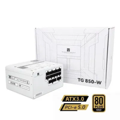 Thermalright TG850 850W 80Plus Gold 金牌 全模組 主機電源 (五年保用) - 白色