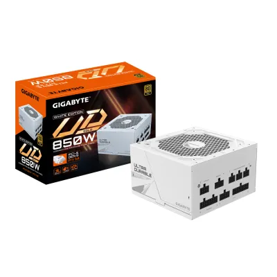 GIGABYTE 技嘉 UD850GM PG5 850W 80Plus Gold 金牌 全模組 主機電源 (10年保) - 白色