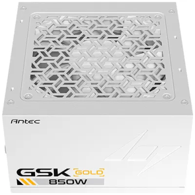 Antec GSK 850W 80 Plus Gold ATX 3.1 金牌全模組 主機電源 - 白色
