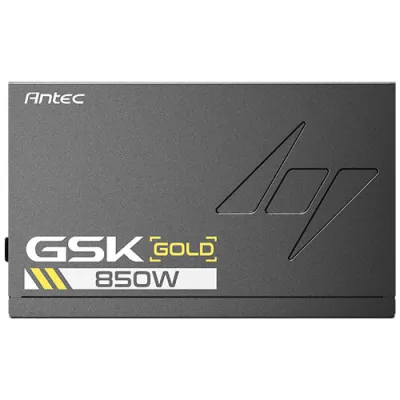 Antec GSK 850W 80 Plus Gold ATX 3.1 金牌全模組 主機電源 - 黑色