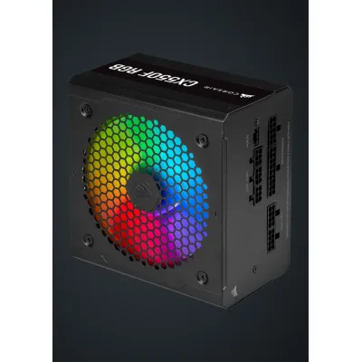 Corsair CX550F RGB 550W 80Plus Bronze Fully Modular 銅牌 全模組 主機電源 (5年保) - 黑色
