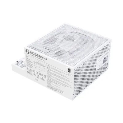 LIAN LI 聯力 EDGE 1000W 80Plus Platinum Fully Modular 鉑金牌 全模組 主機電源 - 白色