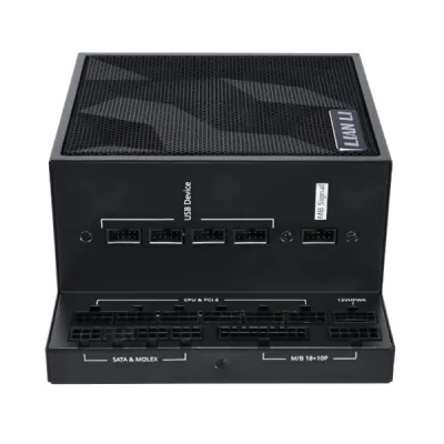 LIAN LI 聯力 EDGE 850W 80Plus Platinum Fully Modular 鉑金牌 全模組 主機電源  ATX3.1 - 黑色