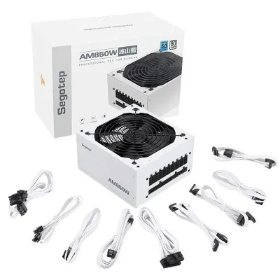 Segotep AN850W 850W 80Plus White 白牌 主機電源 - 白色